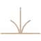 Ekena Millwork Richland Smooth Timber Gable Bracket, Douglas Fir, 108"W x 72"H x 1 1/2"D x 3 1/2"F, 16/12 Pitch GBW108X72X0204RIC00SDF - alternate 1